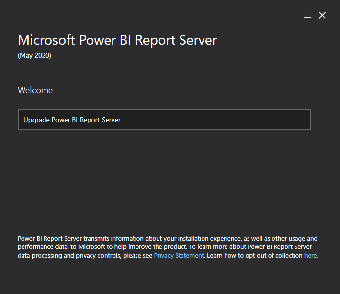 Upgrade power BI report server